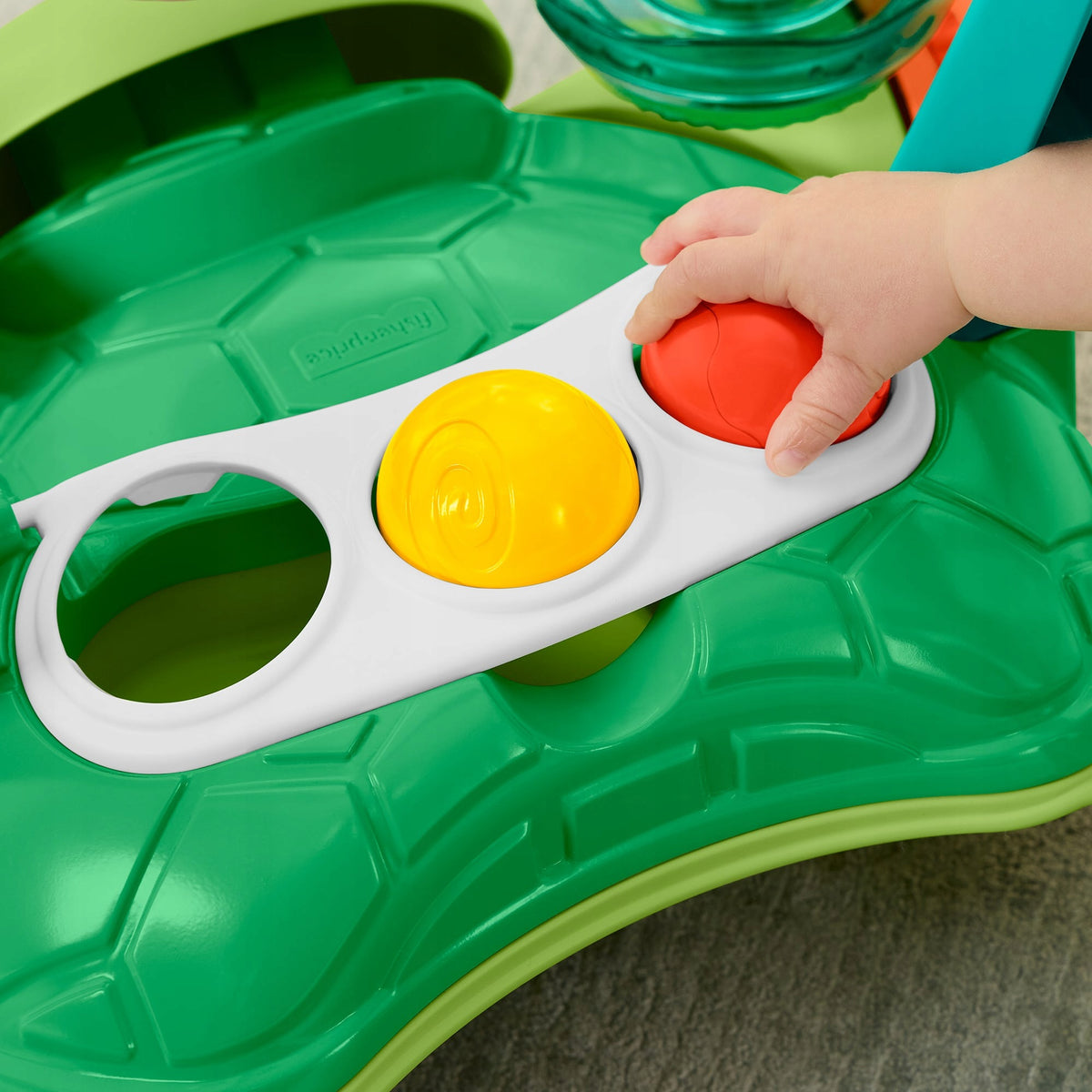 Fisher-Price Vėžliukas – Aktyvinanti Vaikštynė-Stūmiklis 2 Viename Su Kamuoliukais