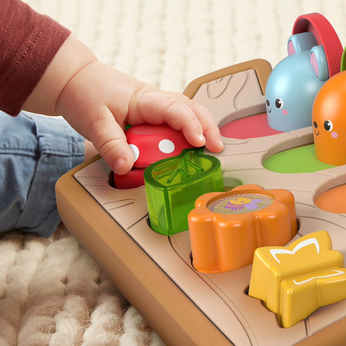 Fisher-Price Iššokantys Gyvūnėliai – Interaktyvus Žaislas Kūdikiams 9M+