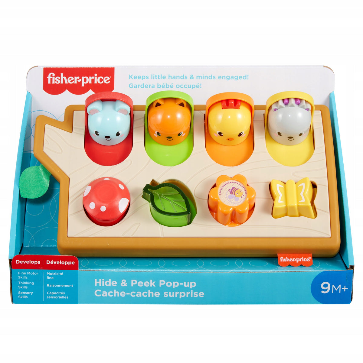 Fisher-Price Iššokantys Gyvūnėliai – Interaktyvus Žaislas Kūdikiams 9M+