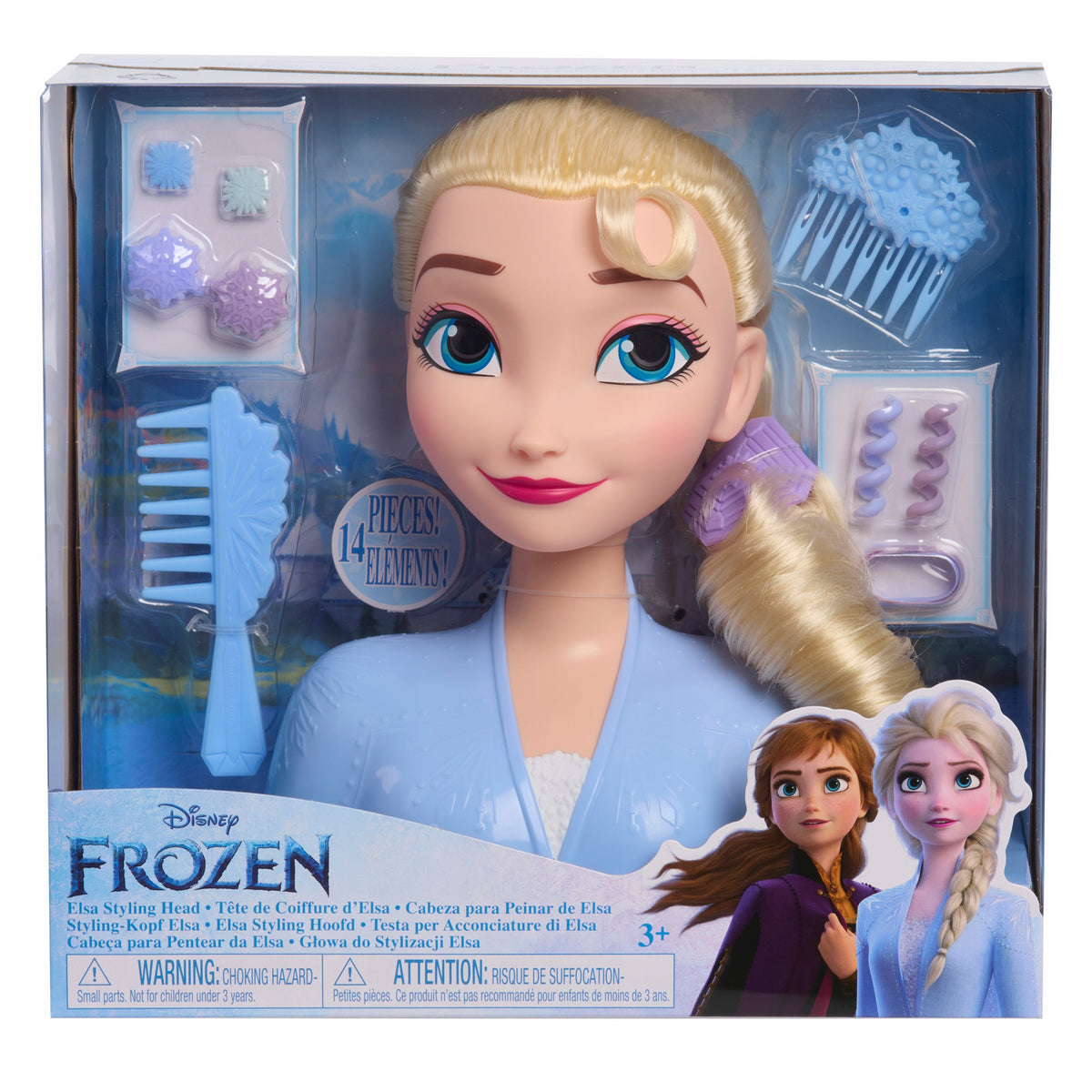 Šukuosenų Stilizavimo Galva Elsa – Ledo Karalystė Frozen 2 Disney, 20 cm