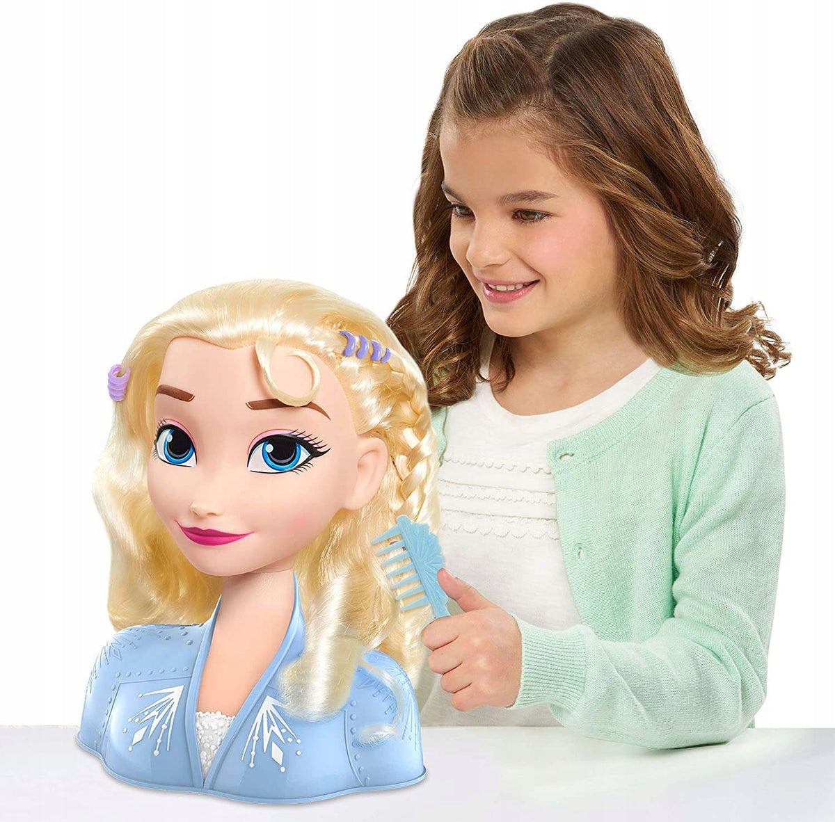 Šukuosenų Stilizavimo Galva Elsa – Ledo Karalystė Frozen 2 Disney, 20 cm