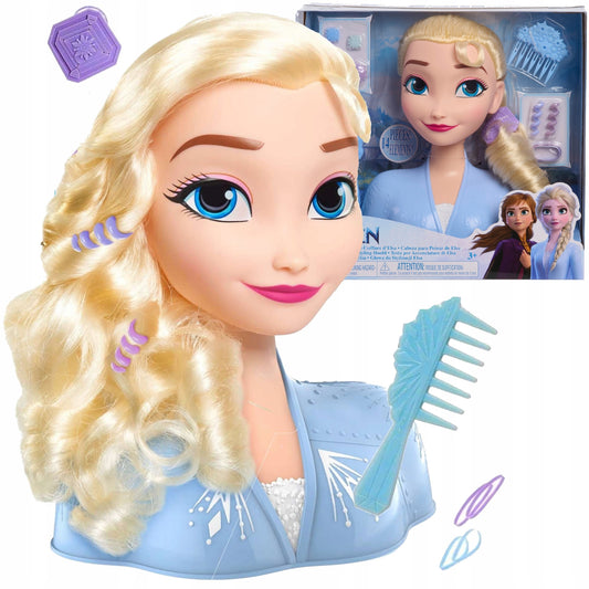 Šukuosenų Stilizavimo Galva Elsa – Ledo Karalystė Frozen 2 Disney, 20 cm