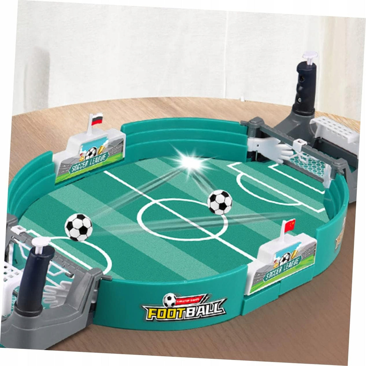 Stalo Futboliukas – Miniatiūrinis Futbolas su Dideliu 57x28 cm Žaidimo Lauku