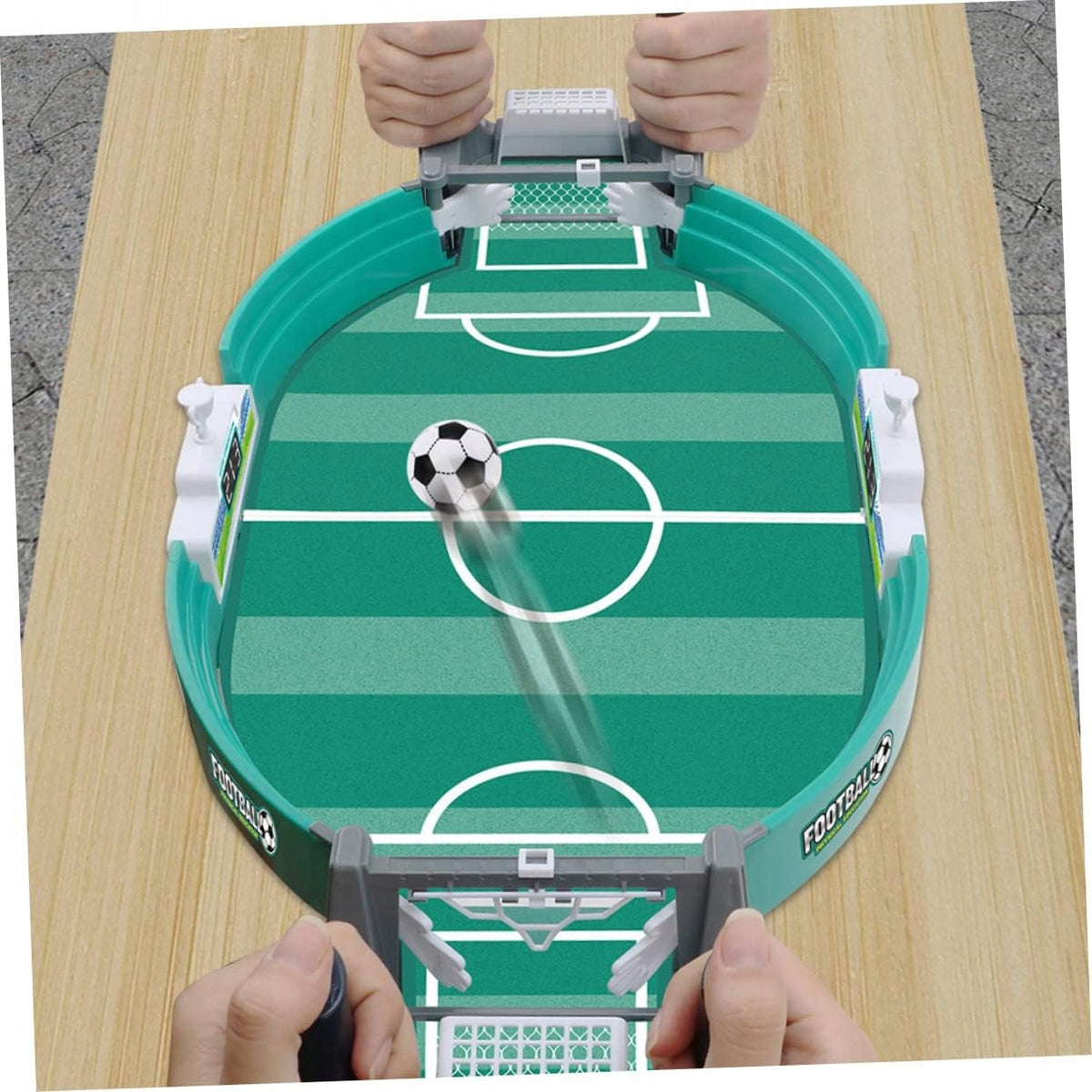 Stalo Futboliukas – Miniatiūrinis Futbolas su Dideliu 57x28 cm Žaidimo Lauku