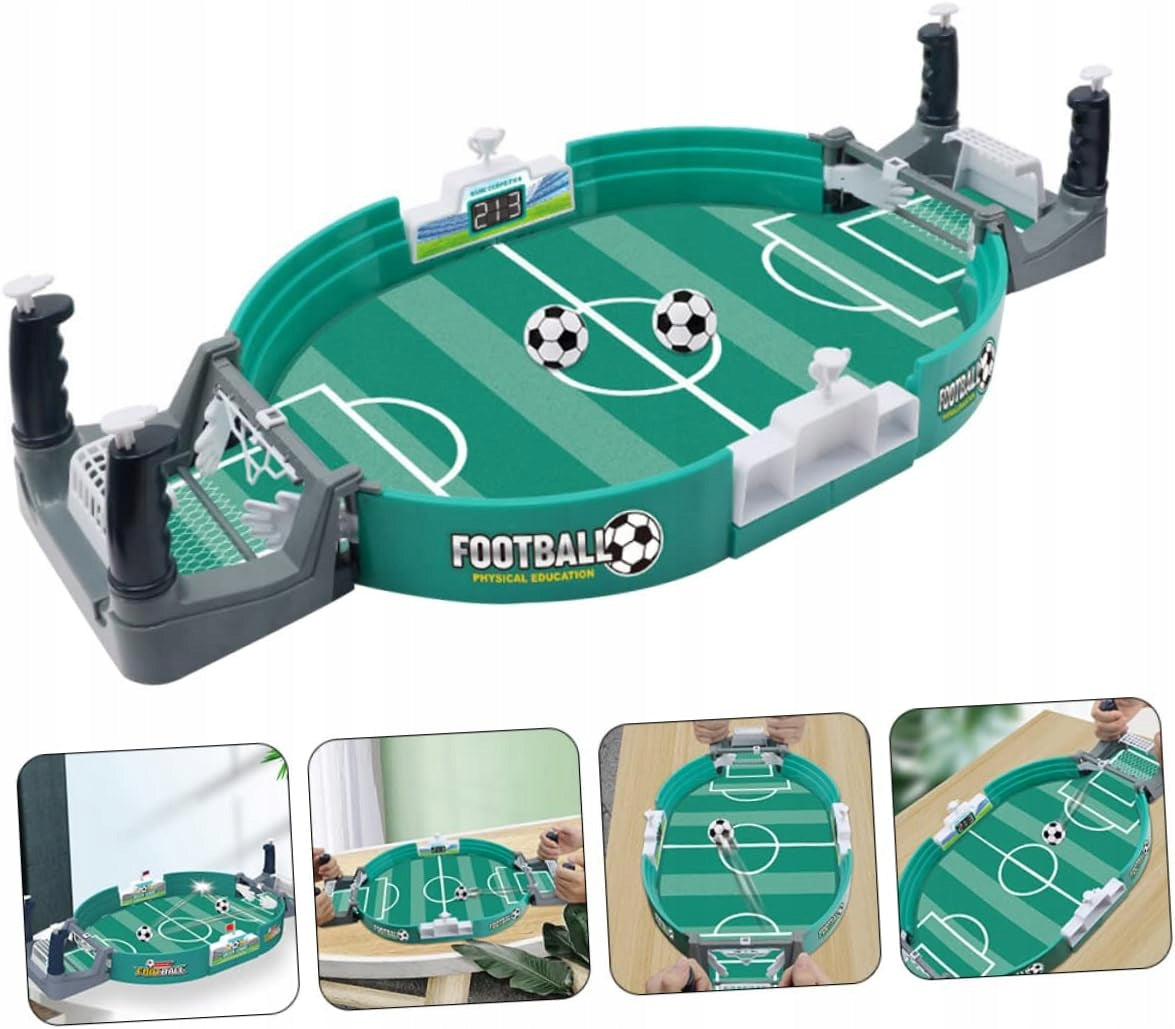 Stalo Futboliukas – Miniatiūrinis Futbolas su Dideliu 57x28 cm Žaidimo Lauku