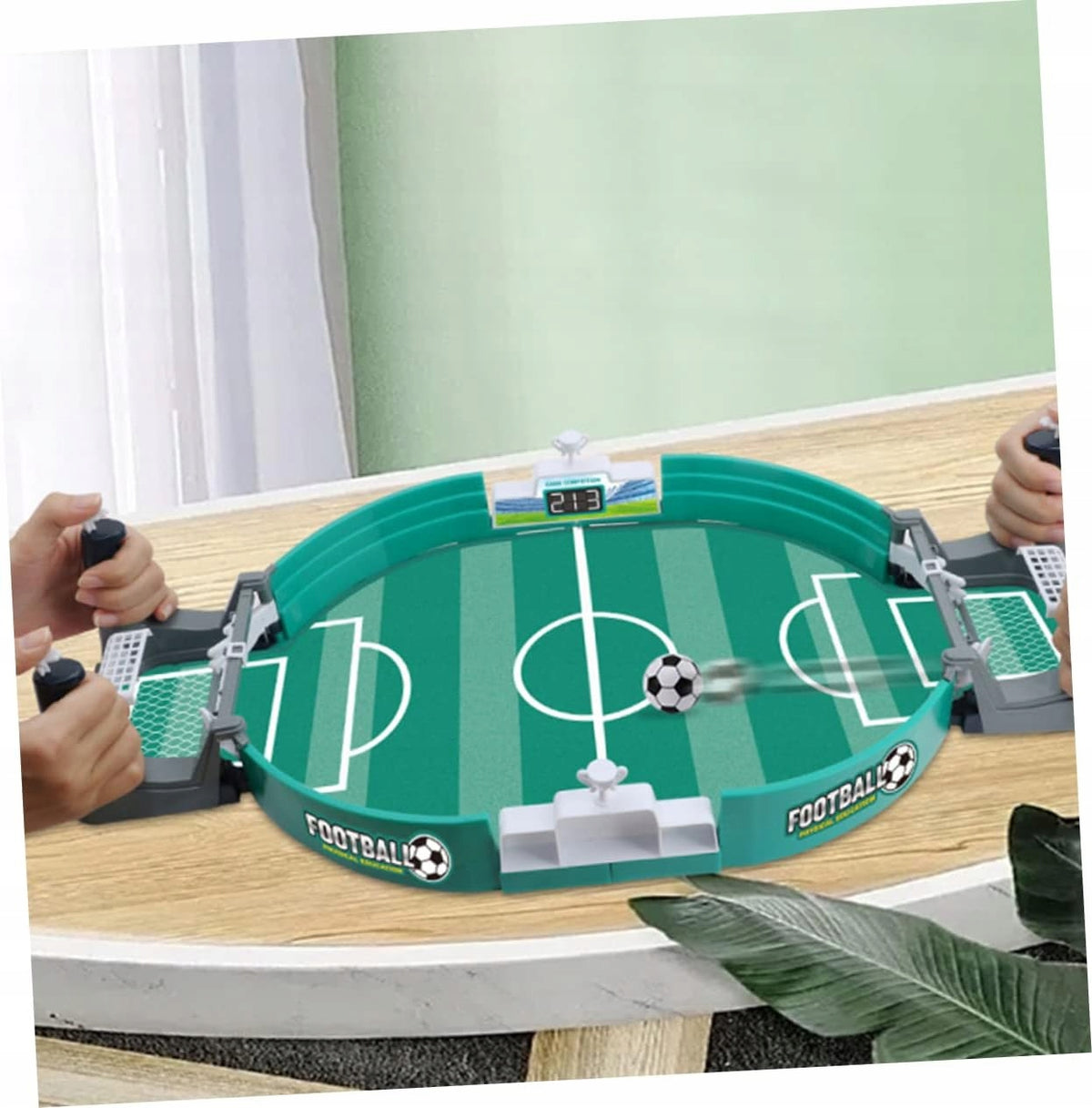 Stalo Futboliukas – Miniatiūrinis Futbolas su Dideliu 57x28 cm Žaidimo Lauku