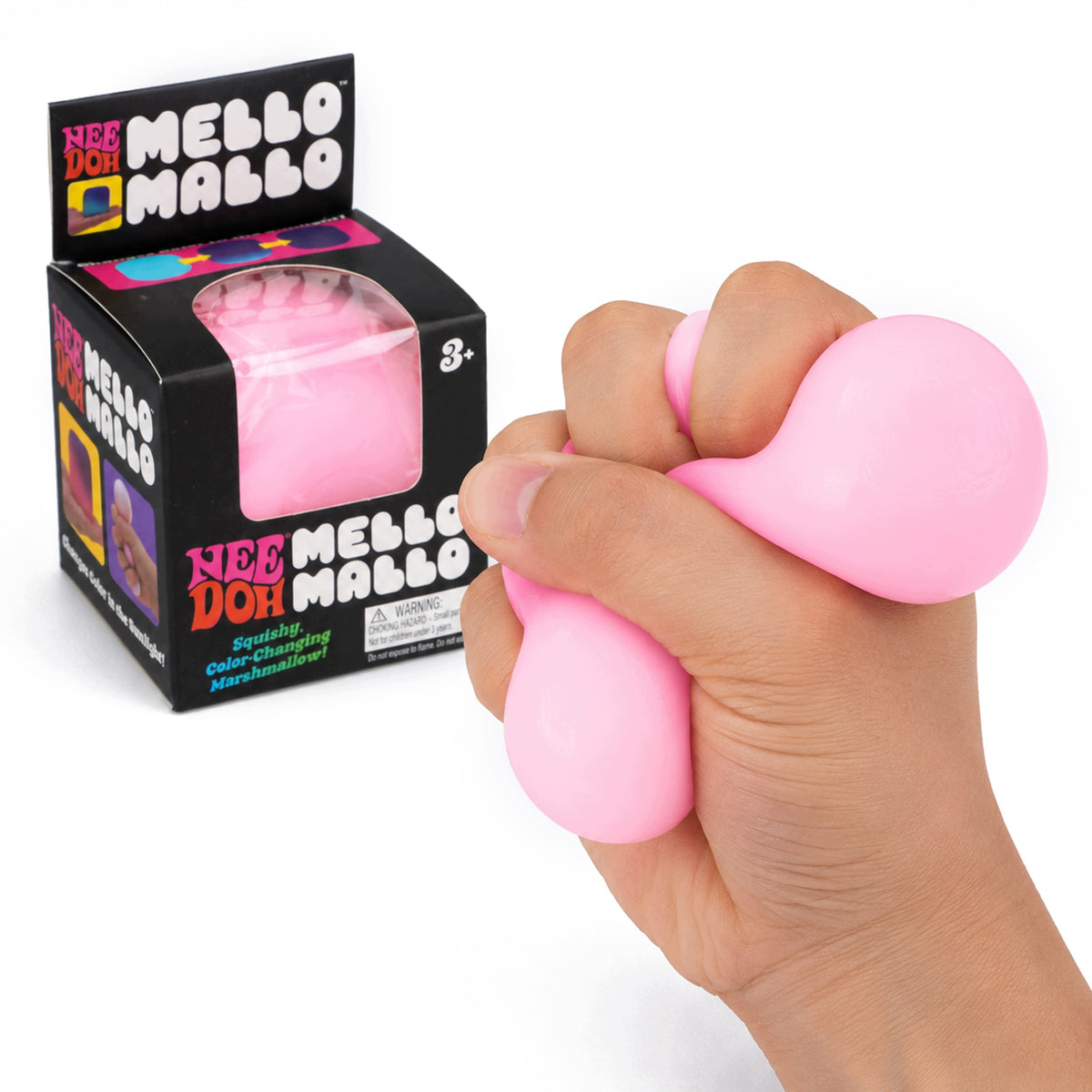 Antistresinis Gniotukas Nee Doh Mello Squishy – Spalvą Keičianti Sensorinė Kaladėlė