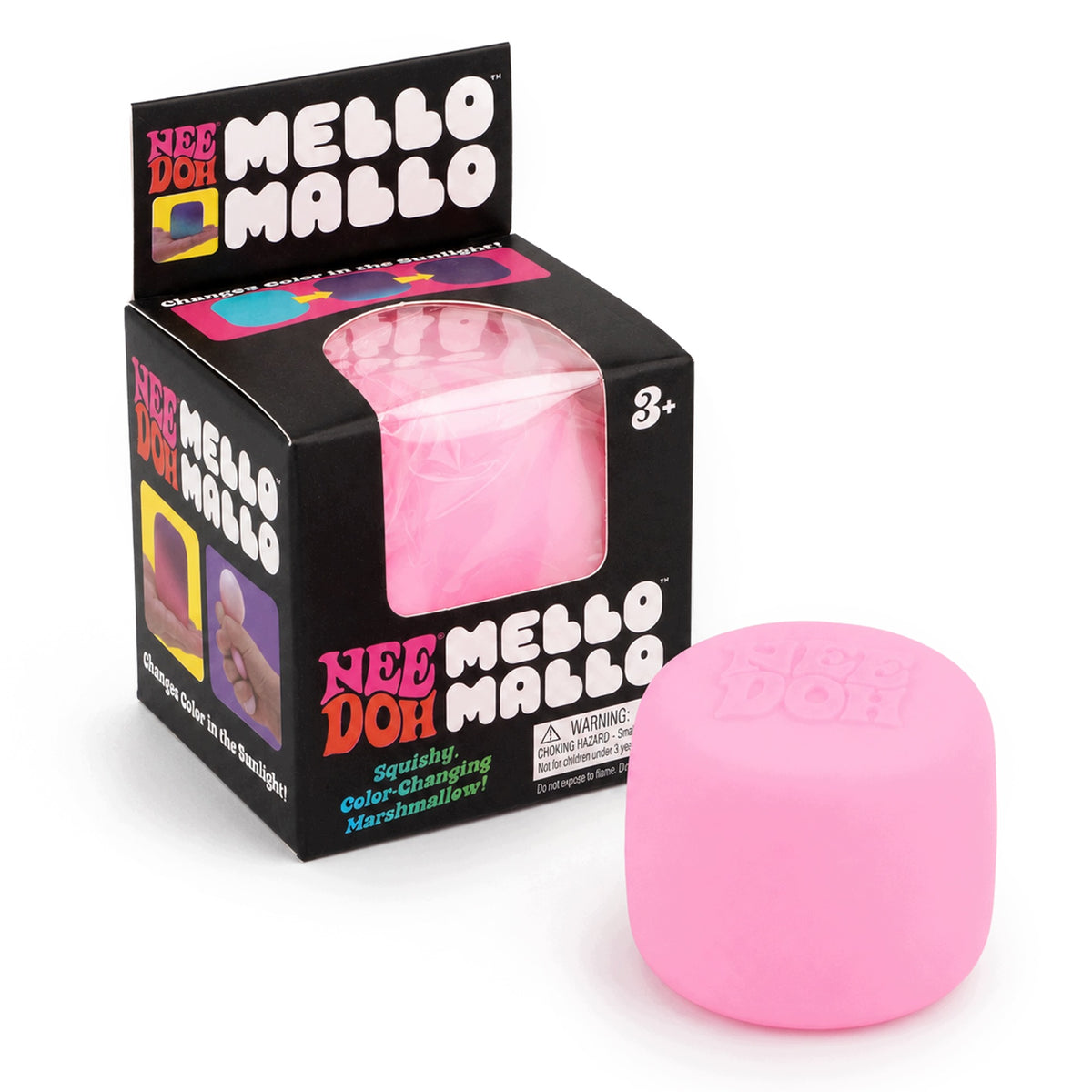 Antistresinis Gniotukas Nee Doh Mello Squishy – Spalvą Keičianti Sensorinė Kaladėlė