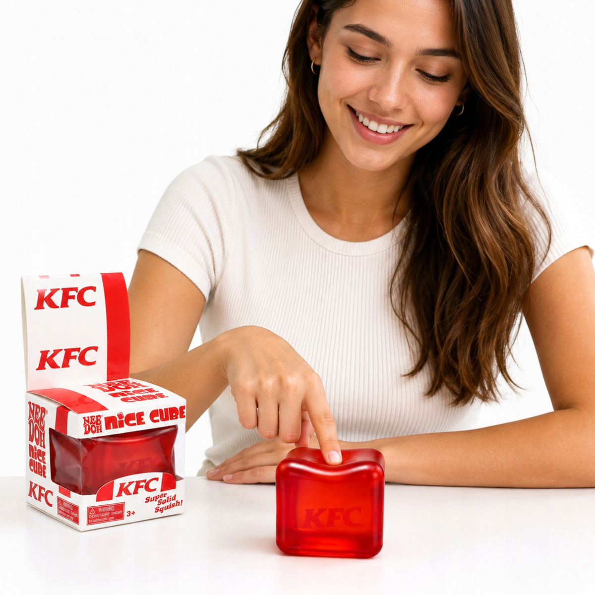 Antistresinis Minkomas Kubas Nice Cube – Sensorinė Dovana