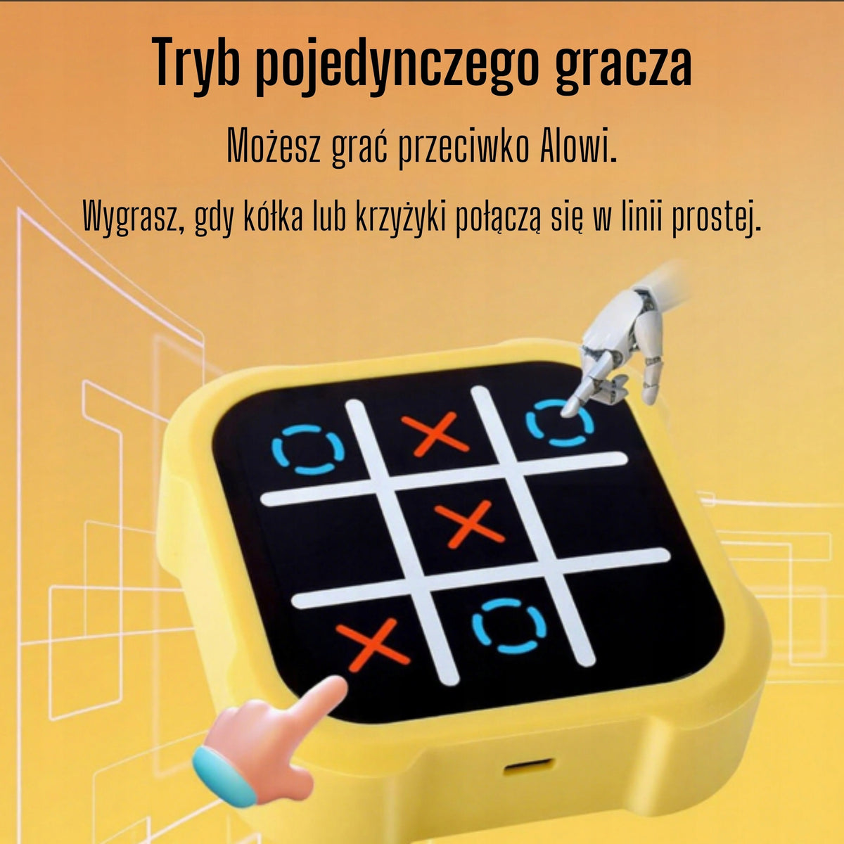 Elektroninis Kryžiukų-Nuliukų Žaidimas – Loginis, Edukacinis, 4 Žaidimo Režimai