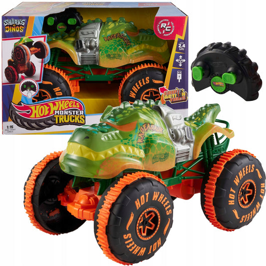 Hot Wheels Monster Trucks Rageasaur RC Nuotoliniu Būdu Valdomas Dinozauras