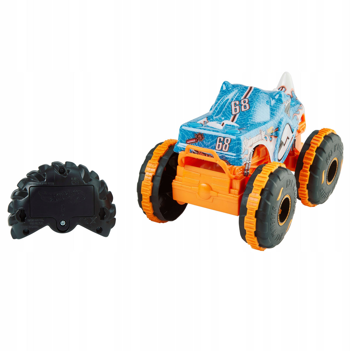 Hot Wheels Monster Trucks Rhinomite – Nuotoliniu Būdu Valdomas Raganosio Automobilis