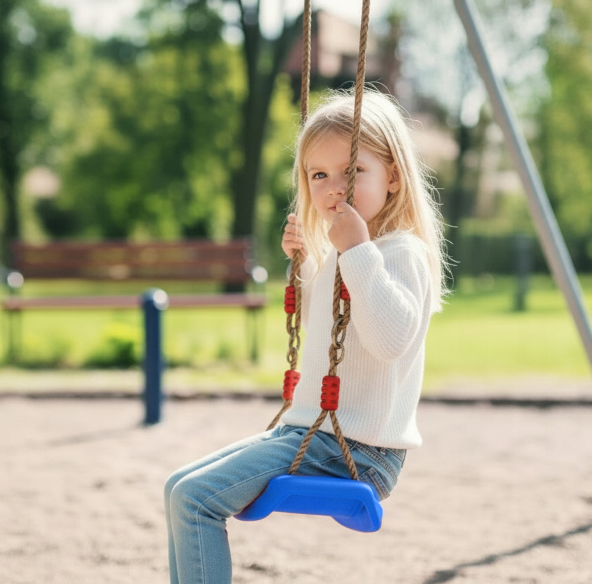 Lauko Sūpynės Vaikams Zoya – Plastikinė Sėdynė Žaidimų Aikštelei