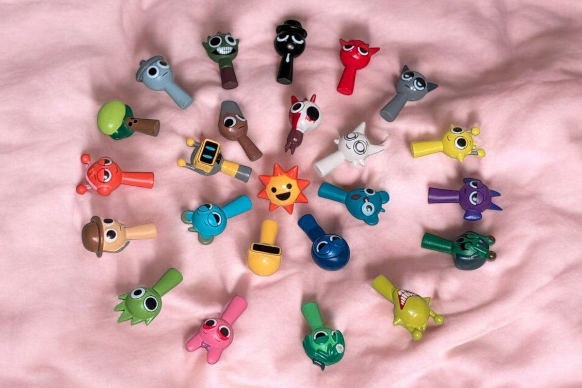 Incredibox Sprunki Super Rinkinys – 24 Vnt. Figūrėlių Vaikams, 5 Cm