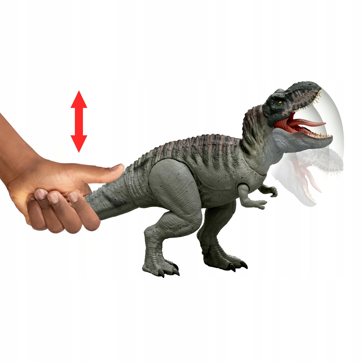 Jurassic World Atgimimas – Didelė Tiranozauro Rex Dinozauro Figūrėlė Su Garsu