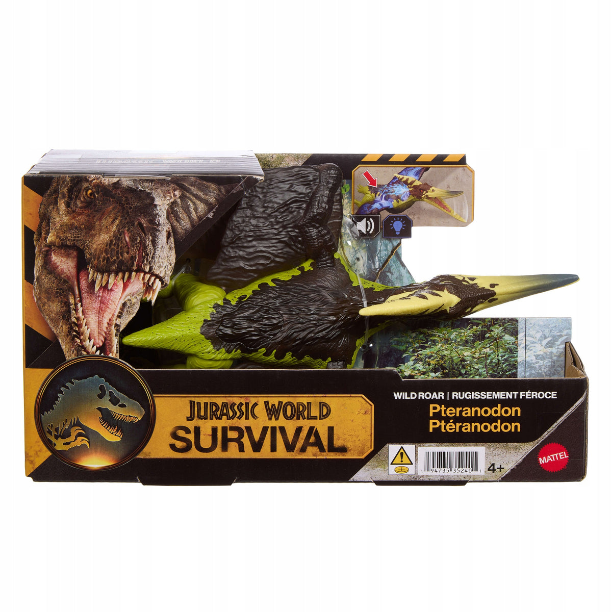 Jurassic World Survival Dinozauras Pteranodonas – Interaktyvi Figūrėlė Su Garsais