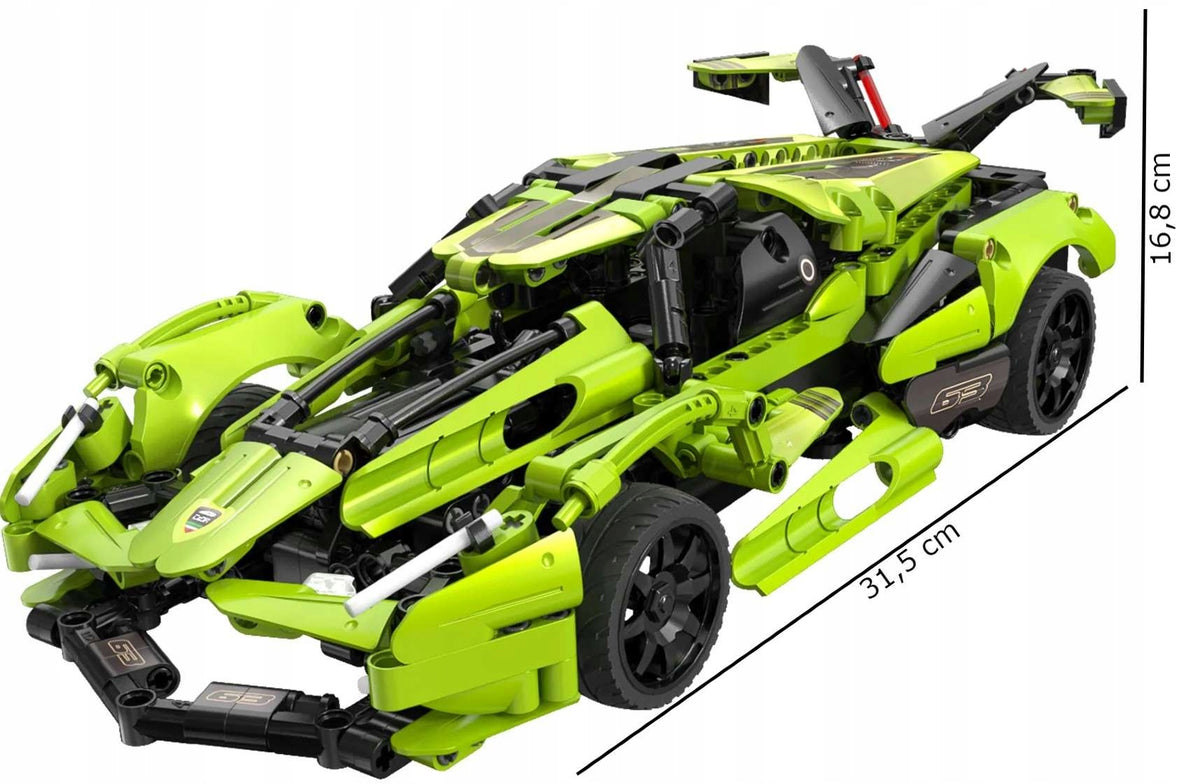 CaDA Konstruktorius – Nuotoliniu Būdu Valdomas Automobilis Blade, 432 Detalės, RC Dual Mode + LED