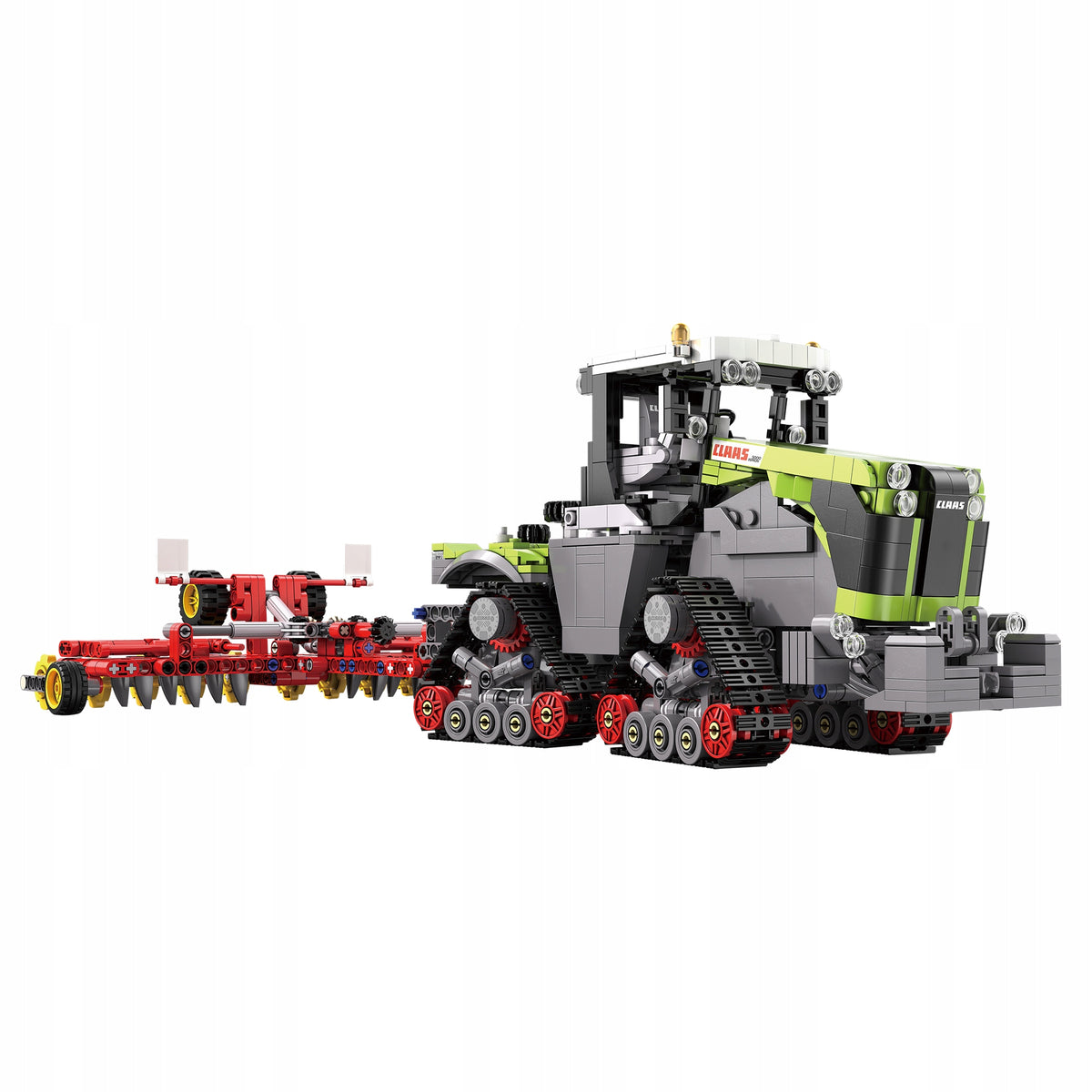 CaDA Konstrukciniai Klocai Claas Xerion 5000 – Licencijuotas Žemės Ūkio Traktorius, 1336 Detalės