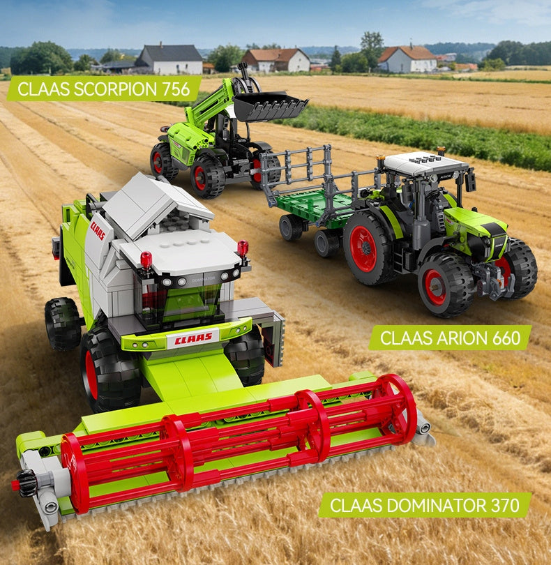 CaDA Konstruktorius Kombainas Claas Dominator – 384 Detalės