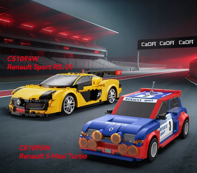 CaDA Renault Sport RS.01 1:20 – Konstrukcinis Nuotoliniu Būdu Valdomas Sportinis Automobilis, 294 Detalės