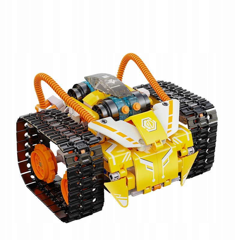 CaDA W.Bot Robotas 3in1 – Programuojamas, Nuotoliniu Būdu Valdomas Konstruktorius su LED, 455 Detalės