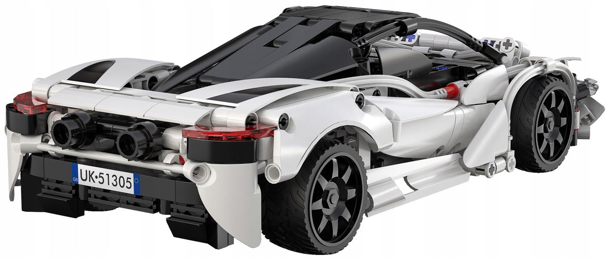 CaDA Konstruktorius – Nuotoliniu Būdu Valdomas Sportinis Automobilis „Storming Sport Car“, 30 cm, 402 Detalės, Dual Mode