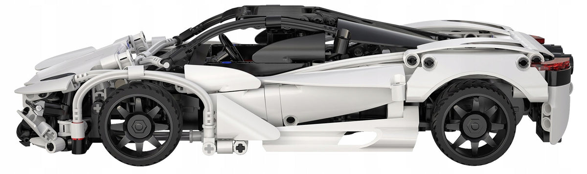 CaDA Konstruktorius – Nuotoliniu Būdu Valdomas Sportinis Automobilis „Storming Sport Car“, 30 cm, 402 Detalės, Dual Mode