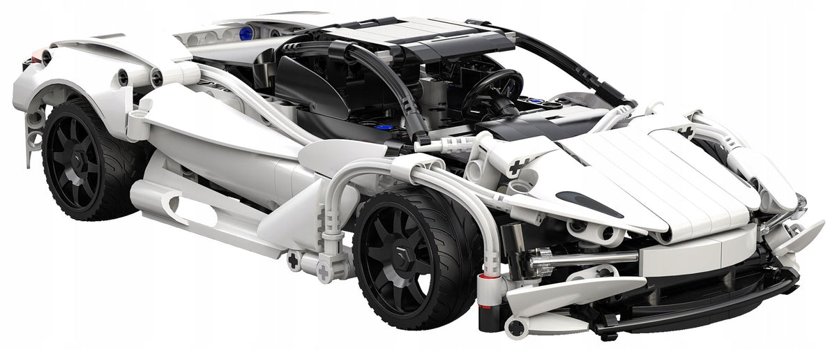 CaDA Konstruktorius – Nuotoliniu Būdu Valdomas Sportinis Automobilis „Storming Sport Car“, 30 cm, 402 Detalės, Dual Mode