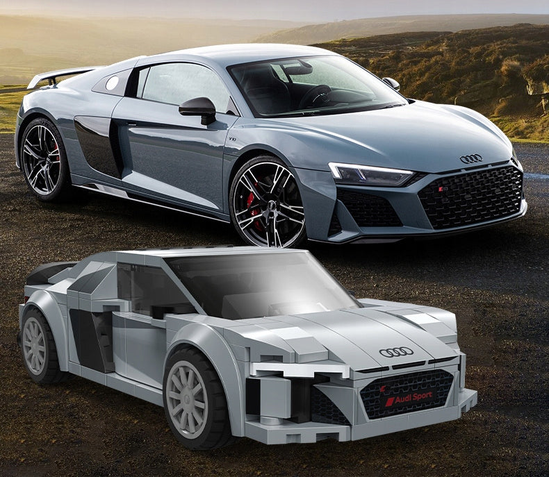 CaDA Konstruktorius Audi R8 Coupe 1:24 – Kolekcinis Automobilio Modelis, 199 Detalės