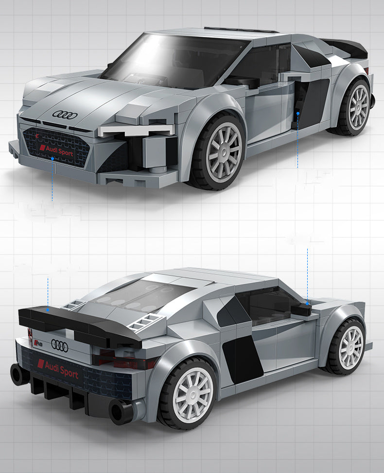 CaDA Konstruktorius Audi R8 Coupe 1:24 – Kolekcinis Automobilio Modelis, 199 Detalės