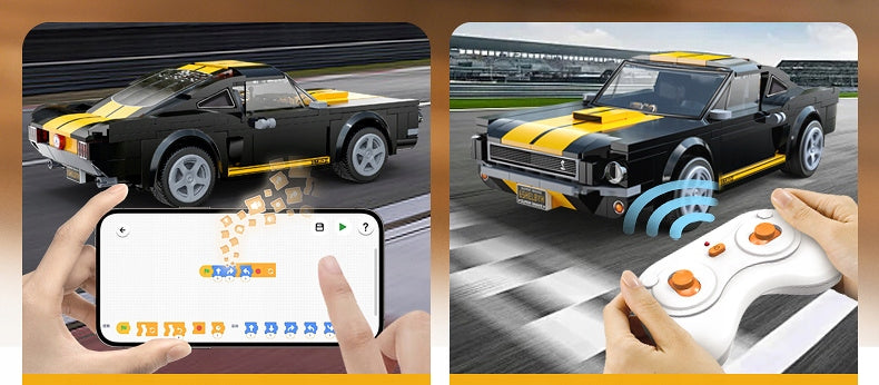 CaDA Konstruktorius – Ford Mustang Shelby GT 350H Radijo Bangomis Valdomas Modelis, 291 Detalė