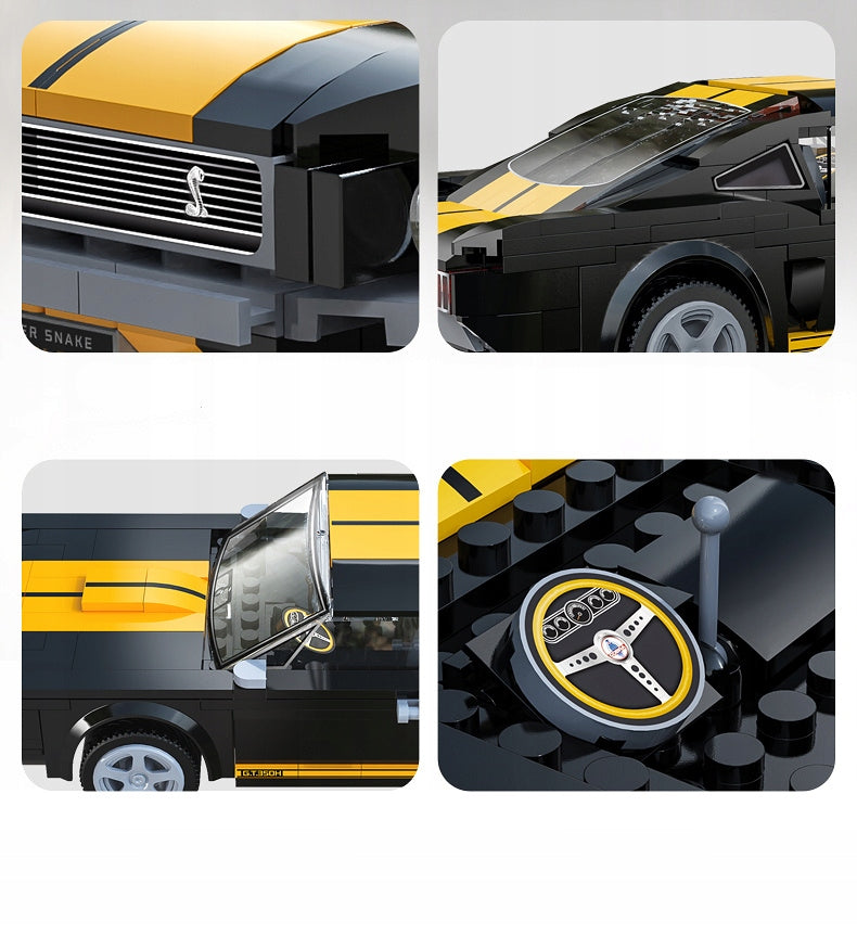 CaDA Konstruktorius – Ford Mustang Shelby GT 350H Radijo Bangomis Valdomas Modelis, 291 Detalė