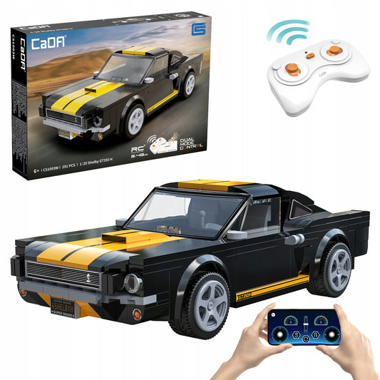 CaDA Konstruktorius – Ford Mustang Shelby GT 350H Radijo Bangomis Valdomas Modelis, 291 Detalė