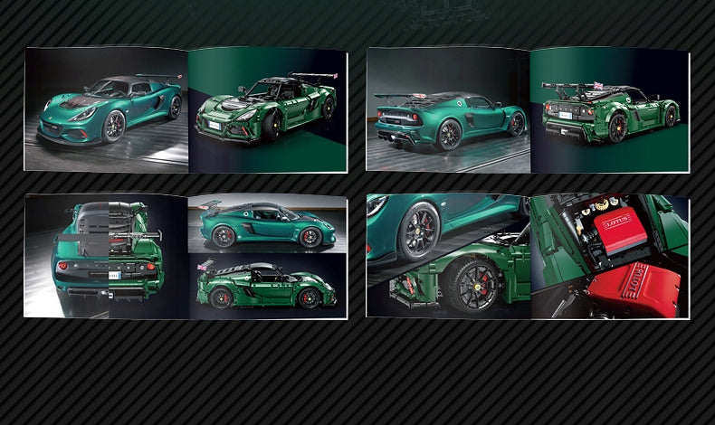 CaDA Konstruktorius Lotus Exige Cup 430 1:8 – 54 cm Automobilis, 3730 Detalių