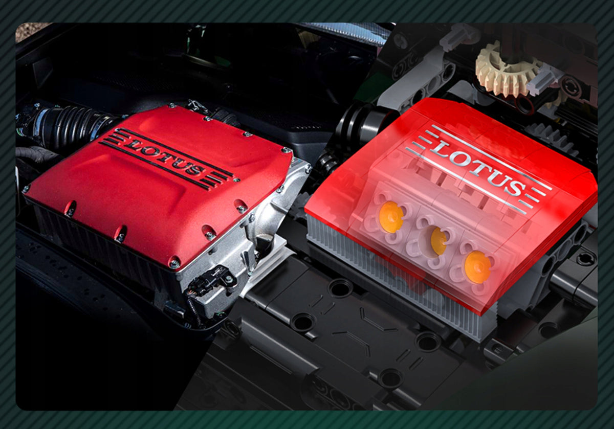 CaDA Konstruktorius Lotus Exige Cup 430 1:8 – 54 cm Automobilis, 3730 Detalių