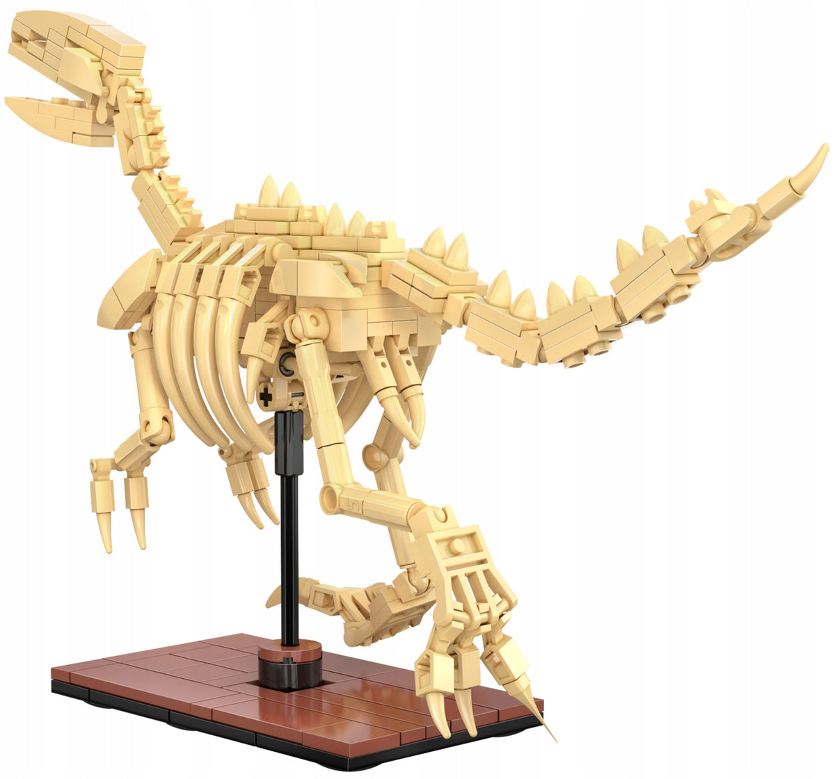 CaDA Konstrukcinių Kaladėlių Rinkinys – Velociraptoro Skeletas, Dinozaurų Fosilijos, 256 Detalės