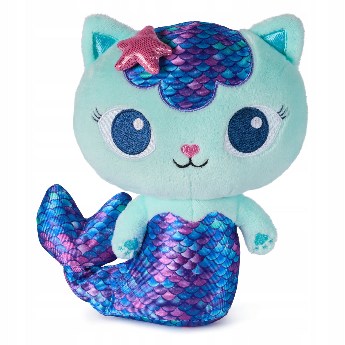 Gabby's Dollhouse Minkštas Žaislas Mercat – Judanti Undinėlė-Katytė, Pliušinė Žaisliukė 25 cm