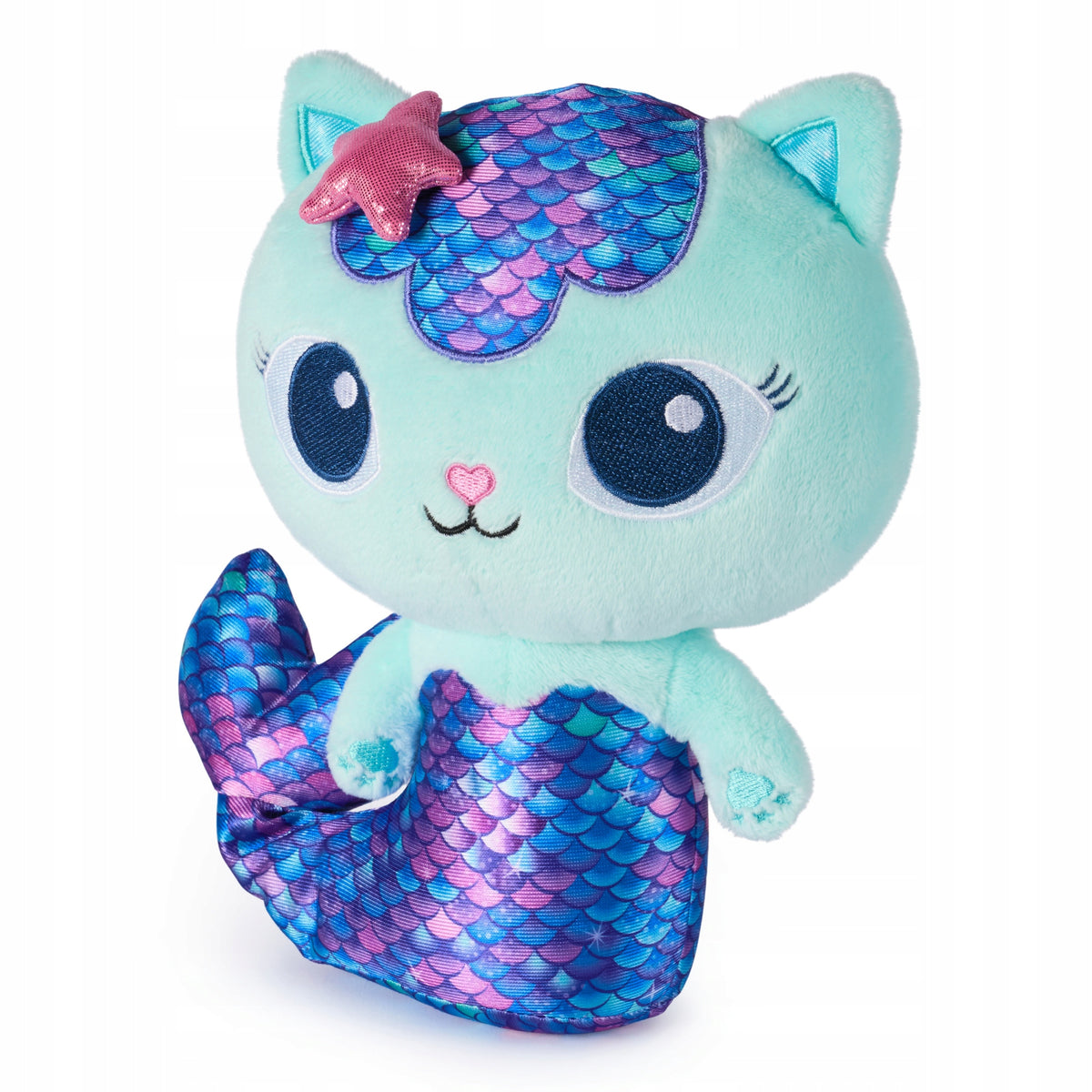 Gabby's Dollhouse Minkštas Žaislas Mercat – Judanti Undinėlė-Katytė, Pliušinė Žaisliukė 25 cm