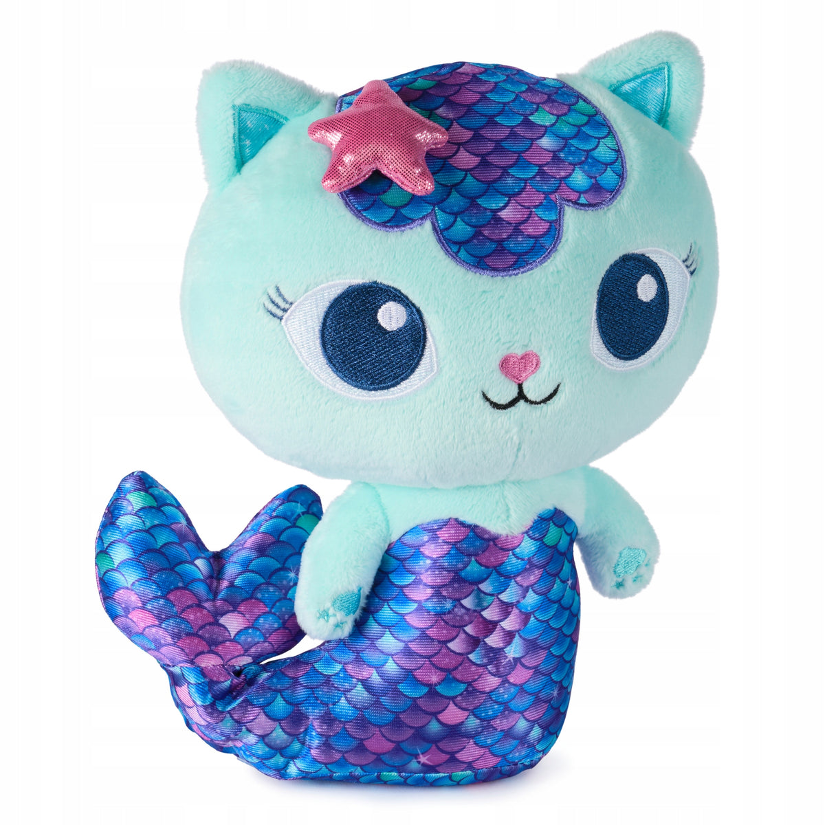 Gabby's Dollhouse Minkštas Žaislas Mercat – Judanti Undinėlė-Katytė, Pliušinė Žaisliukė 25 cm