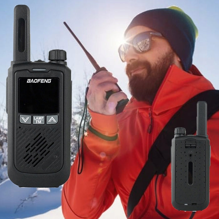 Racijos Baofeng BF-T17 – Nešiojami Walkie Talkie Radijo Ryšio Įrenginiai