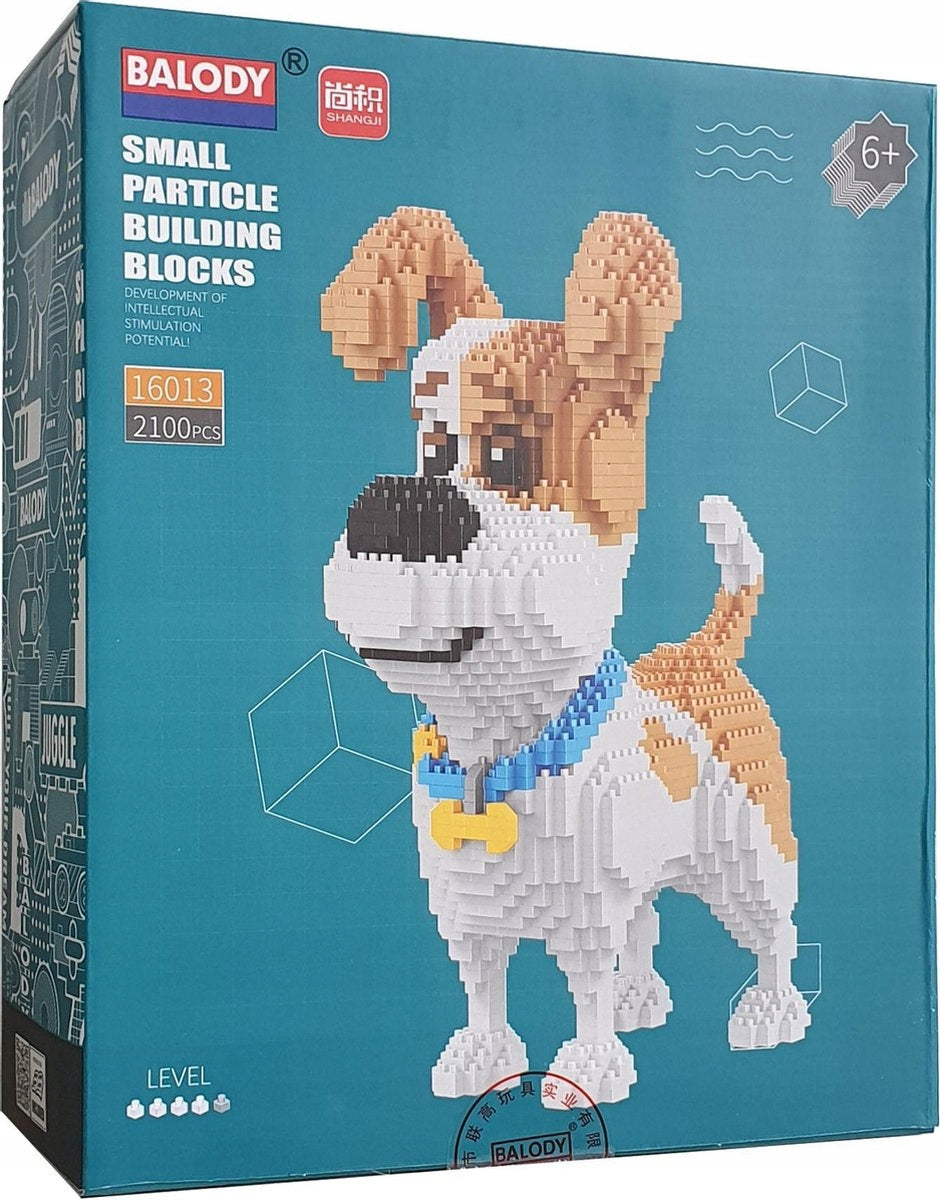 Konstruktorius Balody – Jack Russell Terjeras, 2100 Detalių 3D Modelis