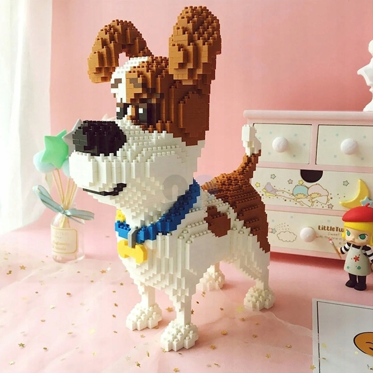 Konstruktorius Balody – Jack Russell Terjeras, 2100 Detalių 3D Modelis