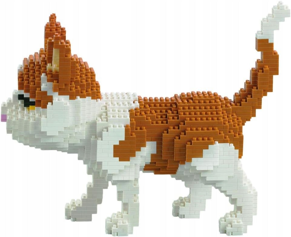 Balody Rudo Katino Mini Konstruktorius – 3D Figūrėlė, 1390 Detalių