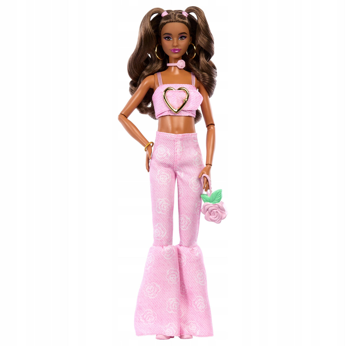 Barbie Deluxe Style #12 Pink Denim Lėlė – Madingas Rinkinys su Aksesuarais