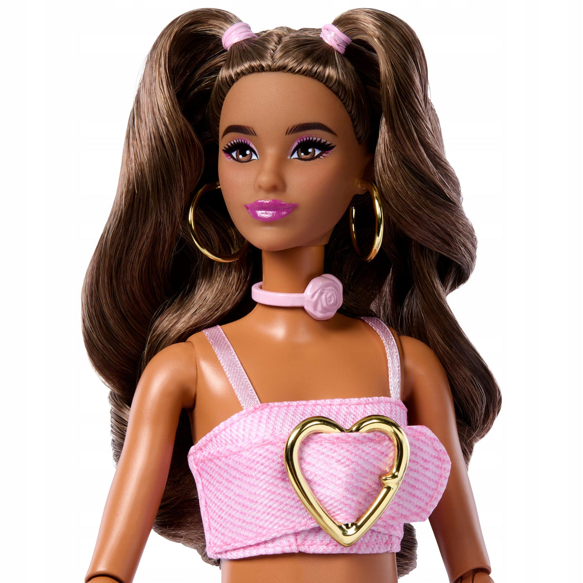 Barbie Deluxe Style #12 Pink Denim Lėlė – Madingas Rinkinys su Aksesuarais