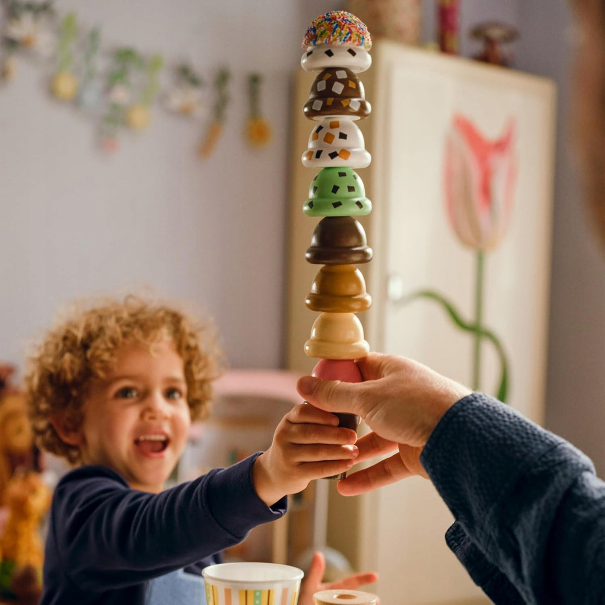 Medinė Ledainė – Ledų Parduotuvės Žaislų Rinkinys Vaikams Melissa & Doug 3+
