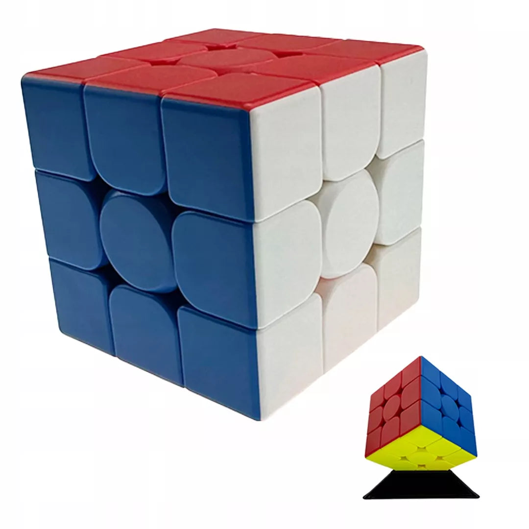 MAGNETINIS MoYu 3x3x3 kubas, sureguliuotas, greitas, su stovu