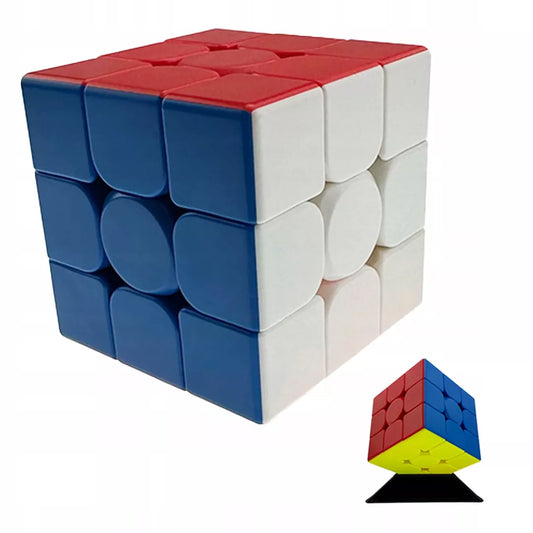MAGNETINIS MoYu 3x3x3 kubas, sureguliuotas, greitas, su stovu