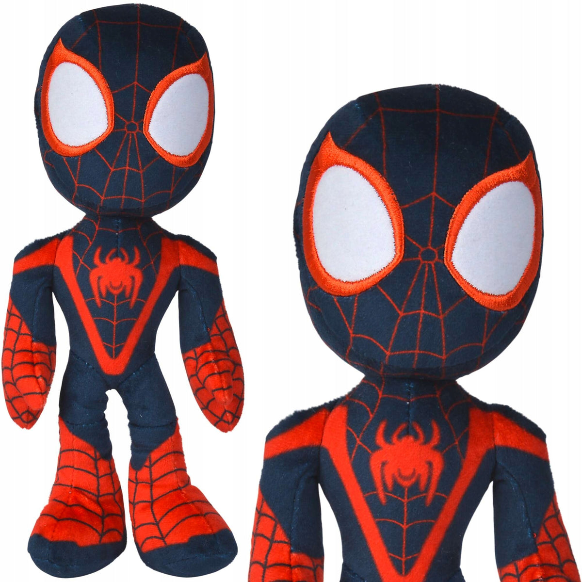 Spidermeno Miles Morales Pliušinis Žaislas 25 cm – Šviečiantis Tamsoje (Marvel)