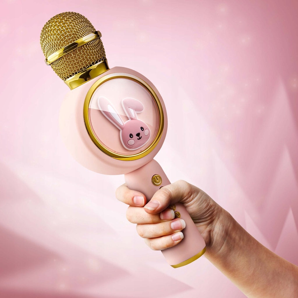 Belaidis Karaoke Mikrofonas Vaikams su Bluetooth ir Garsiakalbiu